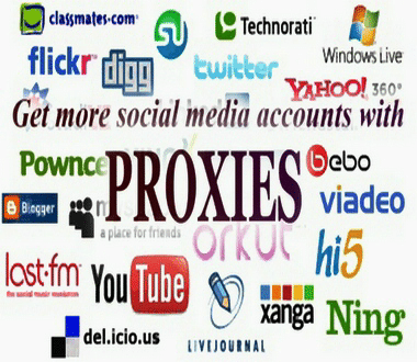 Dedicated proxies for social media marketing