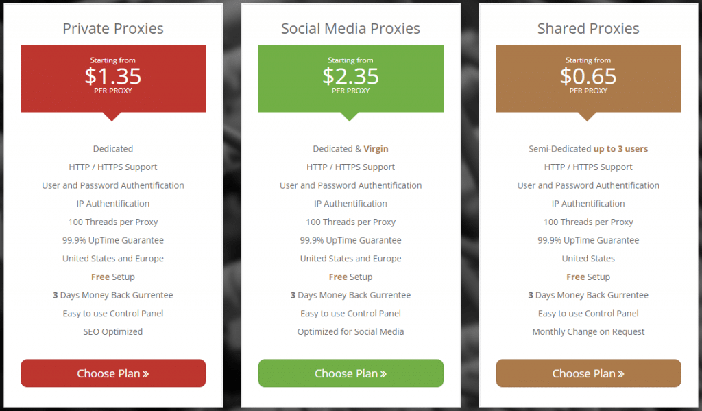 compare with different price plan