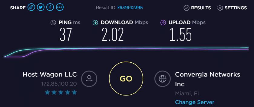 IP- 172.85.100.20 speed test