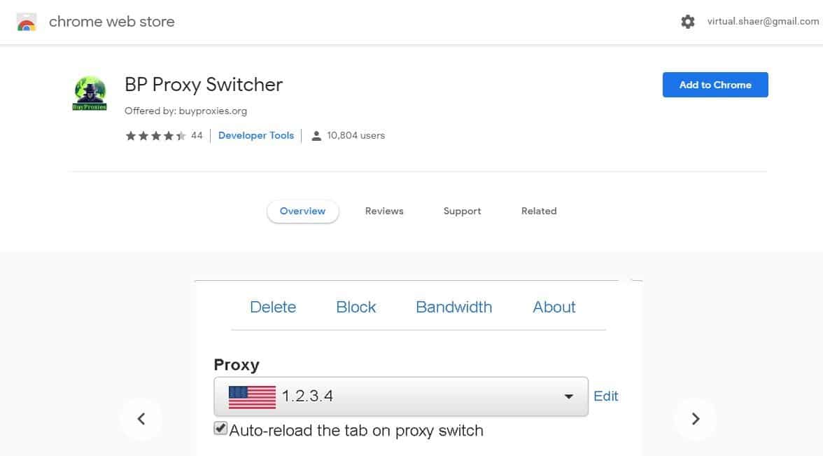 BP proxy switcher