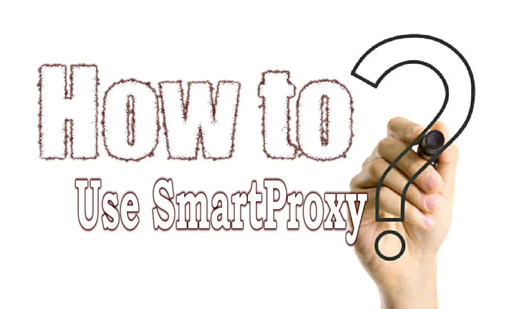 How to use the smartproxy