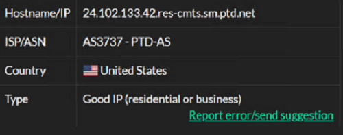 IP6- 24.102.133.42 ISP test