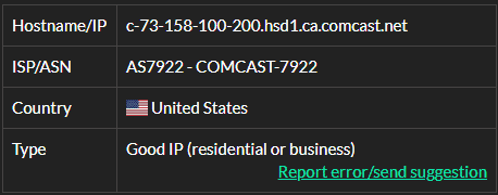 IP7 - 73.158.100.200