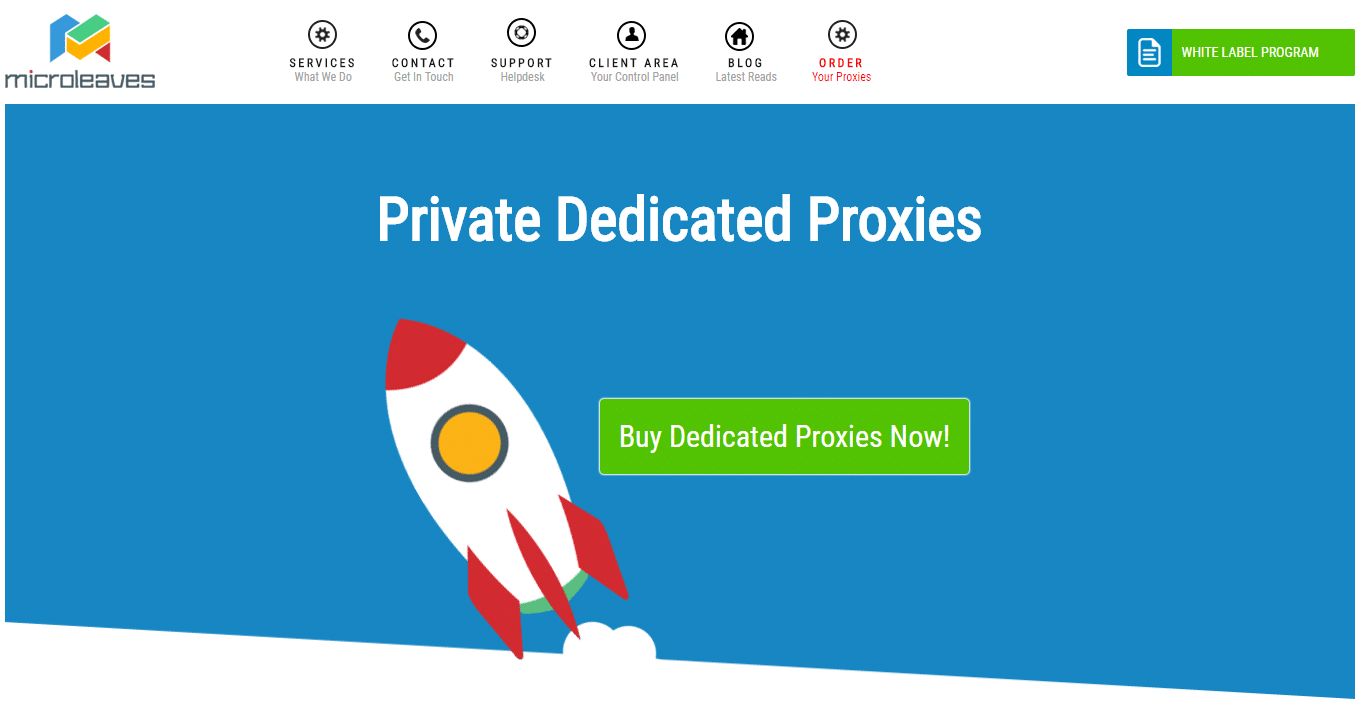 Microleaves private dedicated proxies