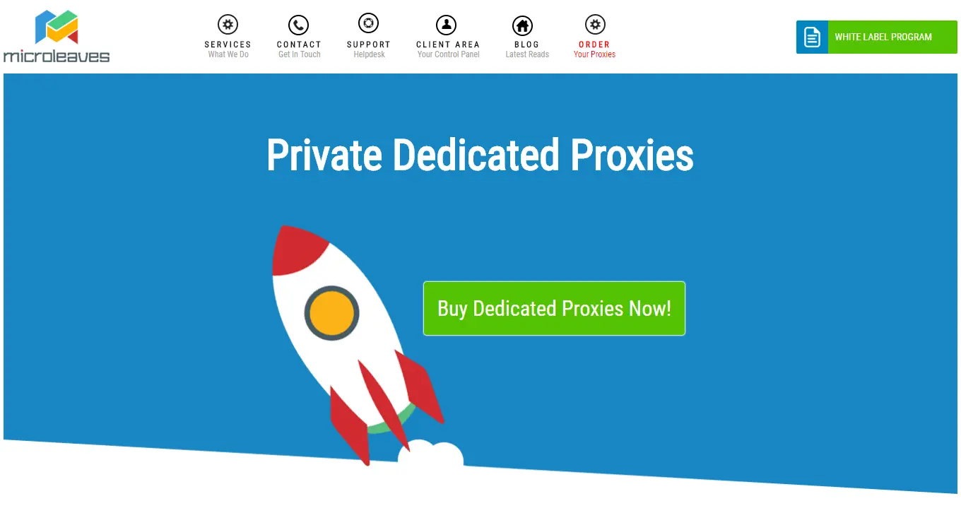 Microleaves private dedicated proxies