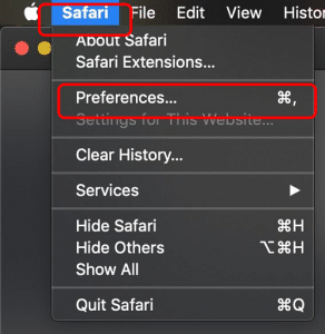 safari proxy settings mac