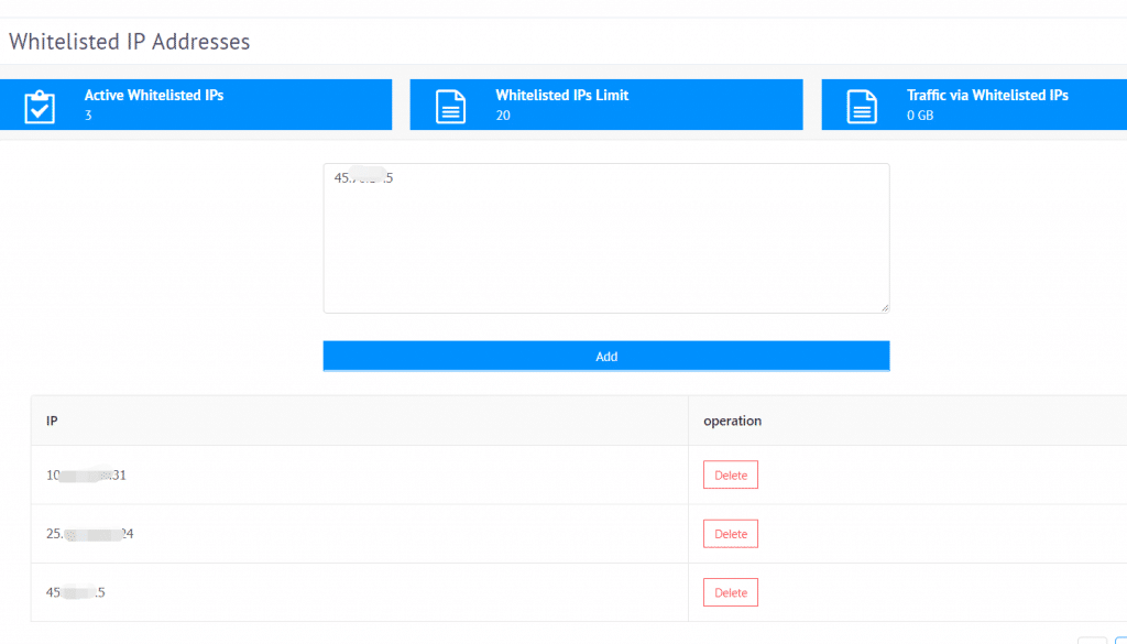 SmartProxy Whitelisted IP Addresses