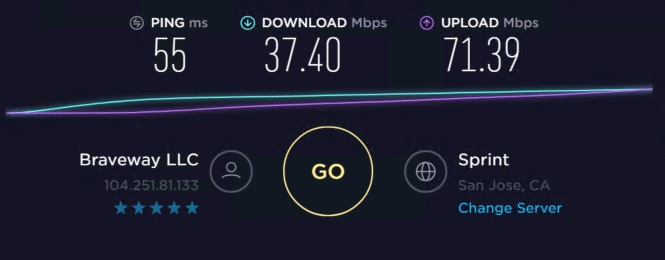 Speed test with proxies 1