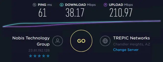 Speed test with proxies 10