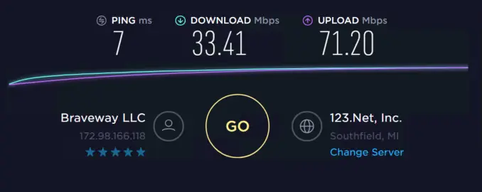 Speed test with proxies 7