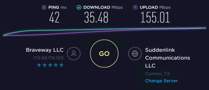 Speed test with proxies 8