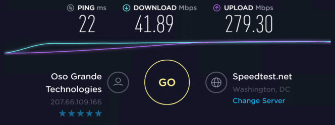 Speed test with proxies 9