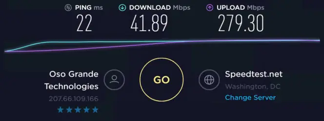Speed test with proxies 9