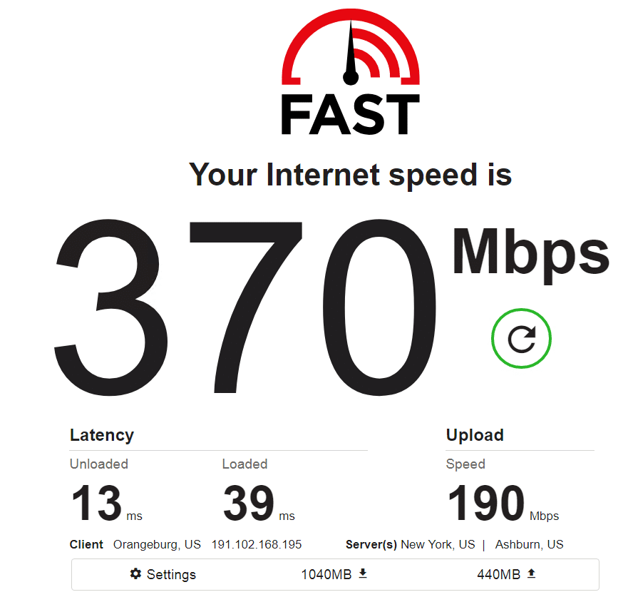 Speed test with proxies ip2