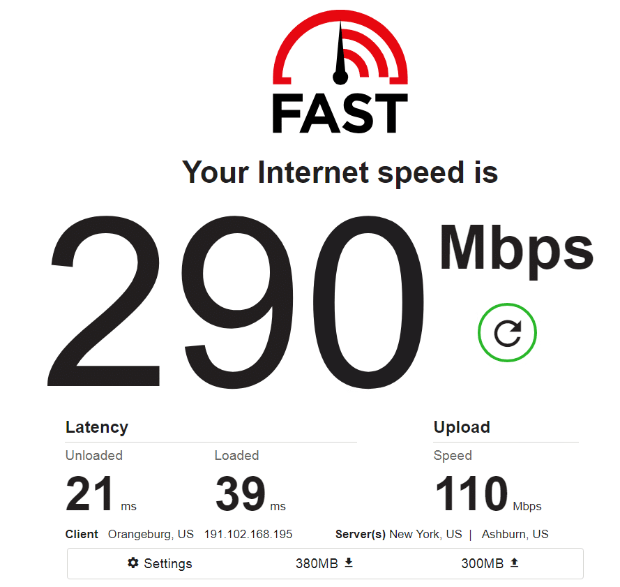 Speed test with proxies ip3