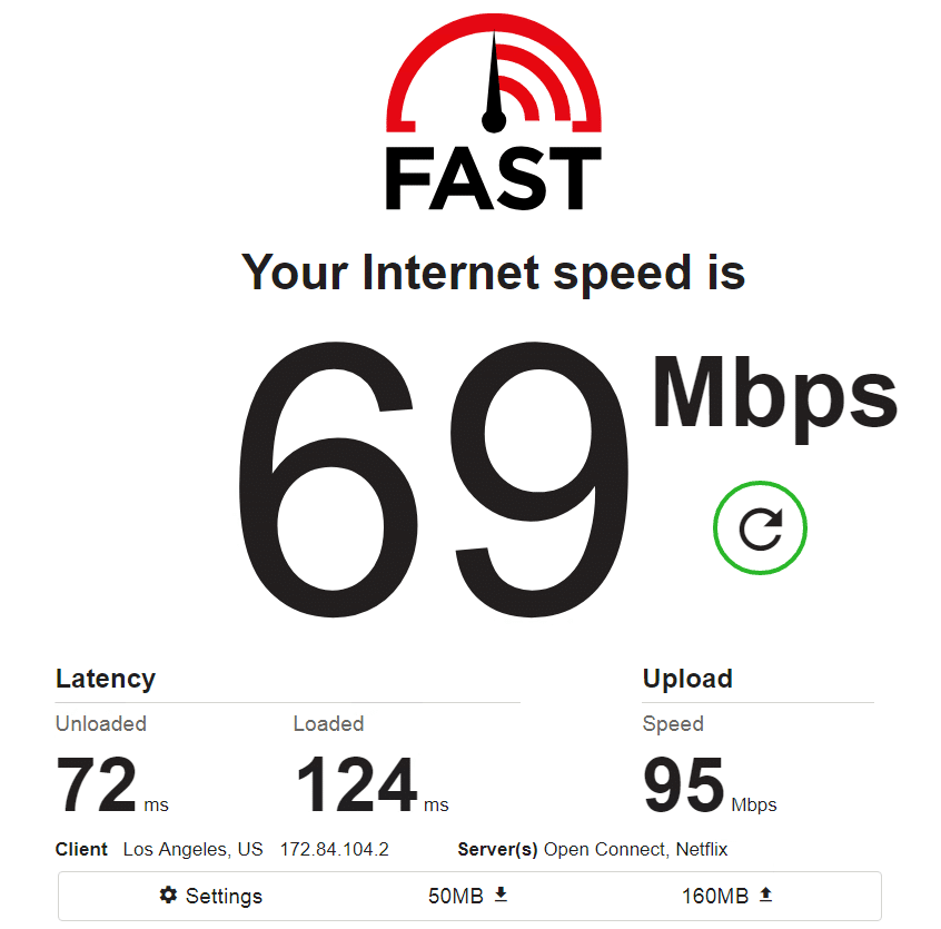 Speed test with proxies ip9