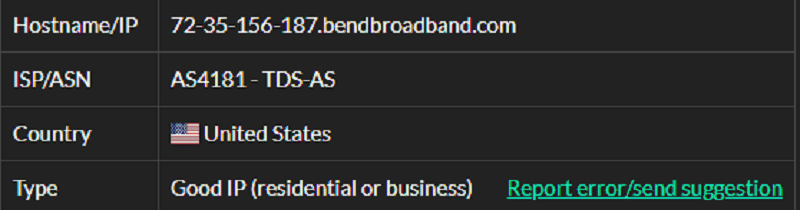 风暴代理 ISP 测试 IP10