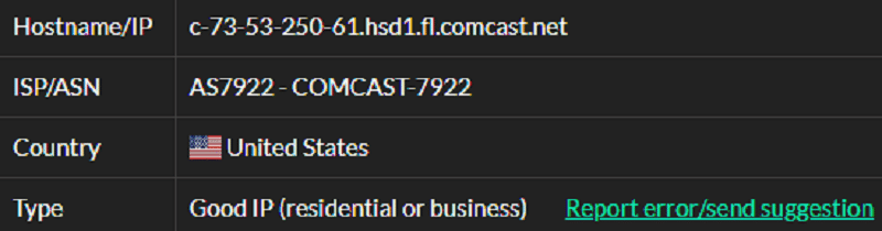 风暴代理 ISP 测试 IP11