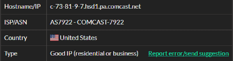 Stormproxies ISP test ip3