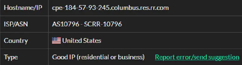 Stormproxies ISP test ip4