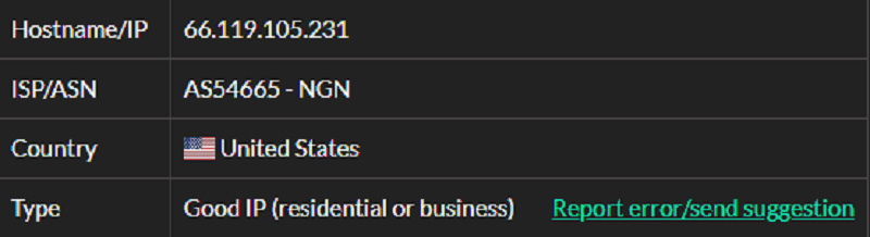 风暴代理 ISP 测试 IP5