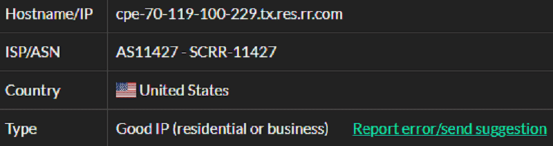 Stormproxies ISP test ip8