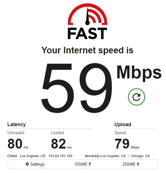 NetNut speed test ip4