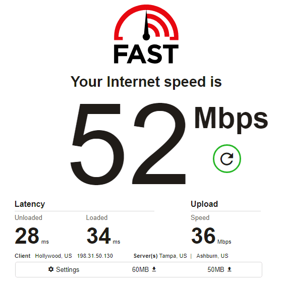 NetNut speed test ip6