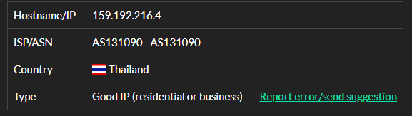 Proxyrack isp test ip 6