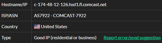 Local Proxies isp test ip 5