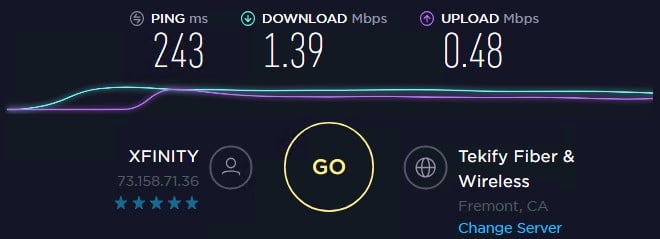 Local Proxies speed test ip 7