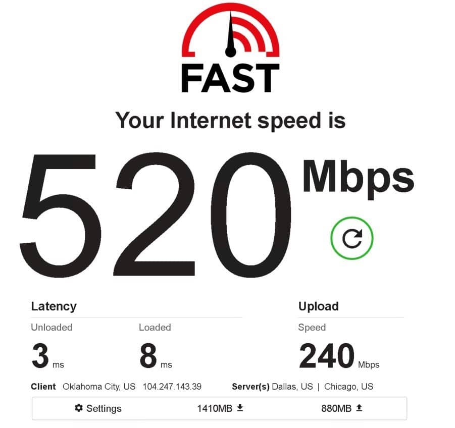 IcedOut Proxies speed test ip 3