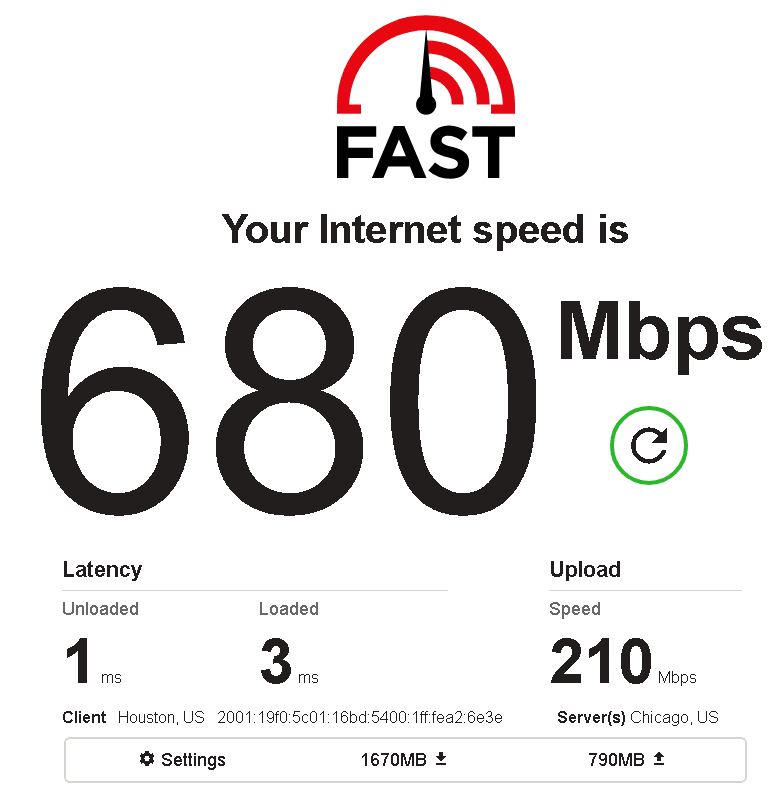 Speed Test Without Proxy