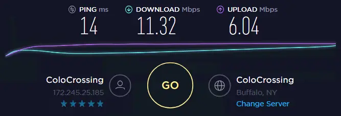 Speed test with ip 2