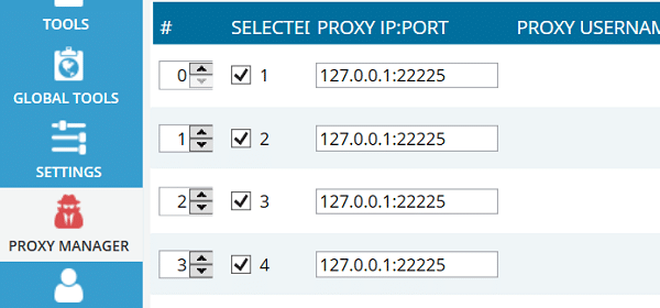 Set up Luminati Proxy Manager on Jarvee