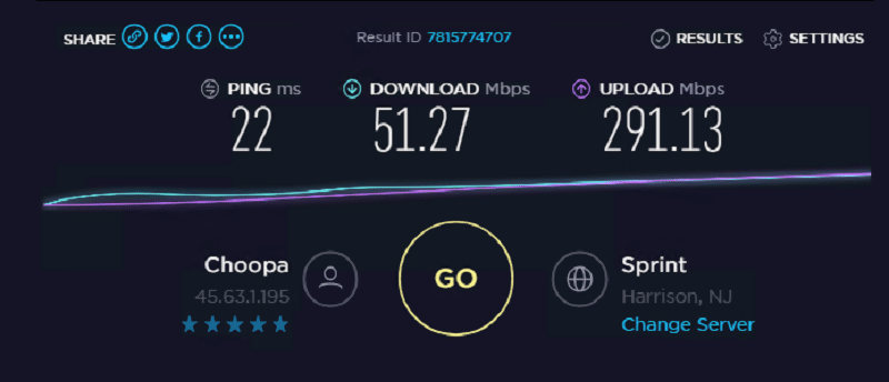 Speed test ip 9