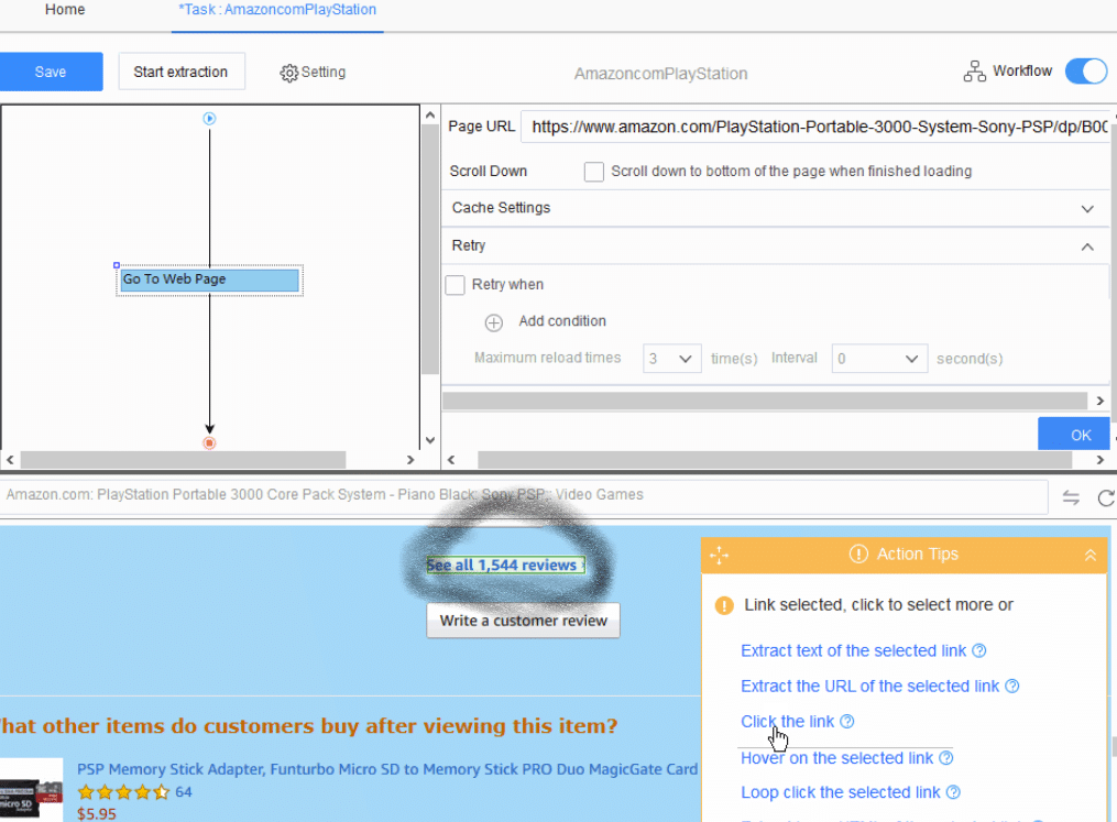 Create a pagination loop