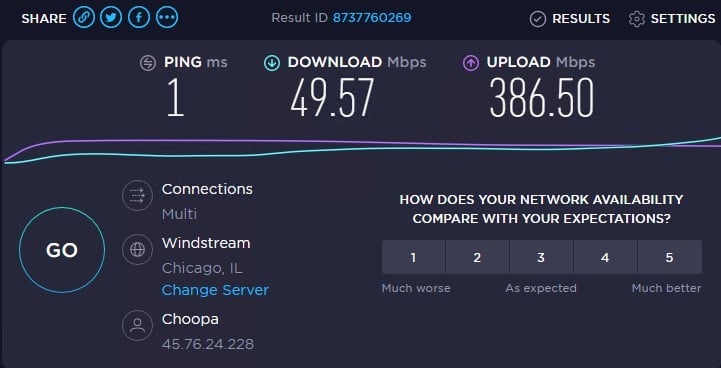 Flipnode proxy test without proxy