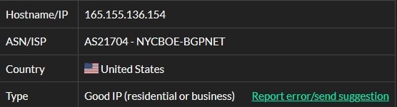  Infatica ISP Test ip9