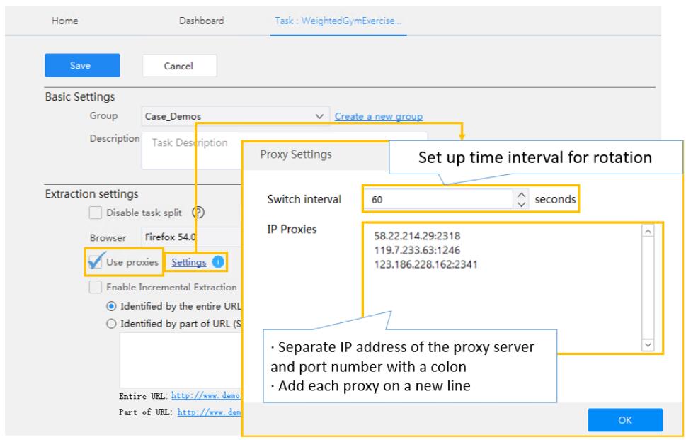 dedicated proxies for octoparse