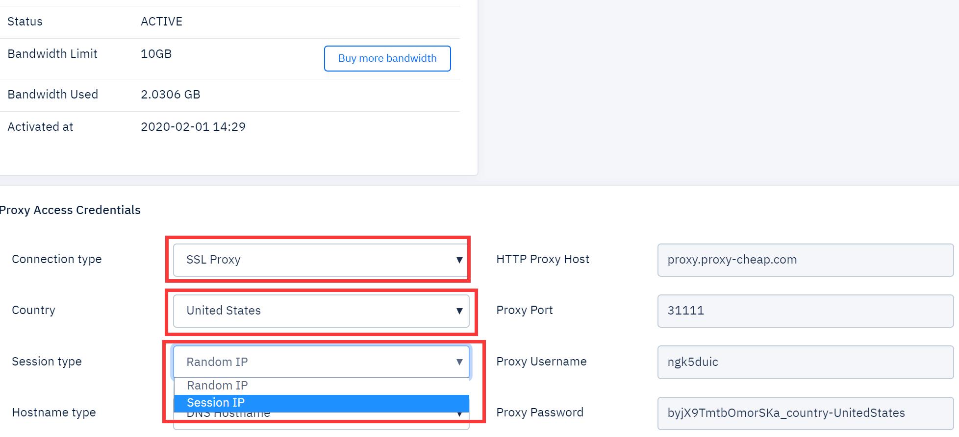 Proxy-cheap Residential Proxy details