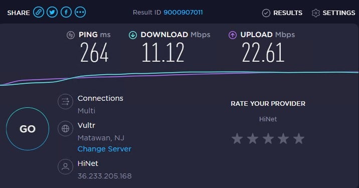 居民代理的 IP 地址 8