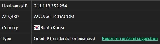 住宅代理的 ISP 1