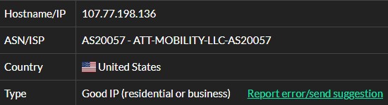 ISP test with ip 2 with proxy-cheap