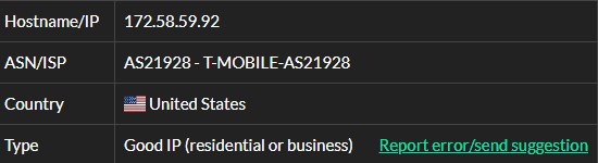 ISP test with ip 9 with proxy-cheap