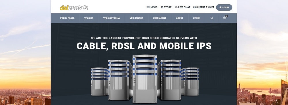 DSL Rentals mobile residential