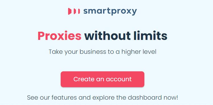 SmartProxy Homepage