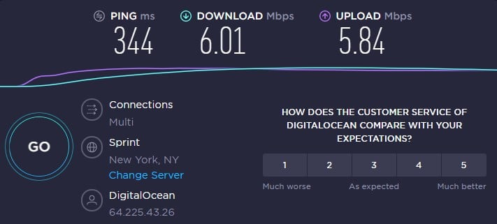 ip 3 Hola Speed Test