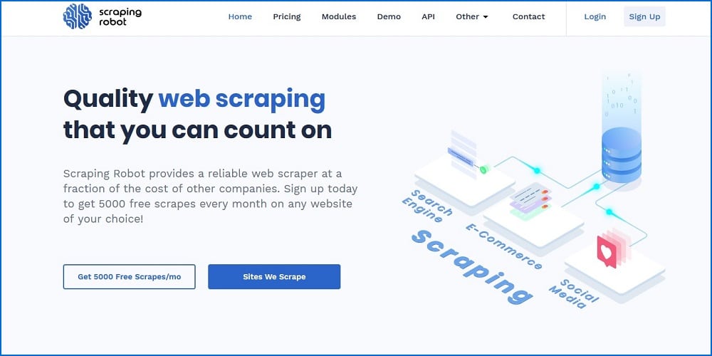 Scraping Robot services