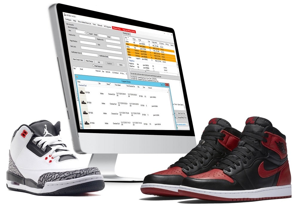 Sneaker botting process